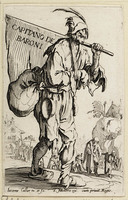 KG 10746
<br/>
Titelblad: Capitano de Baroni ("Bedelaars")
<br/>
<em>Callot, Jacques (1592 - 1635)</em>